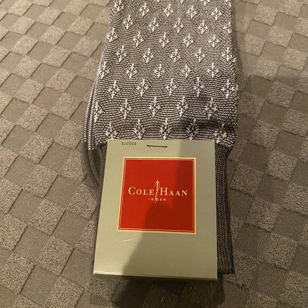 Cole Haan Gray and White Men's Socks